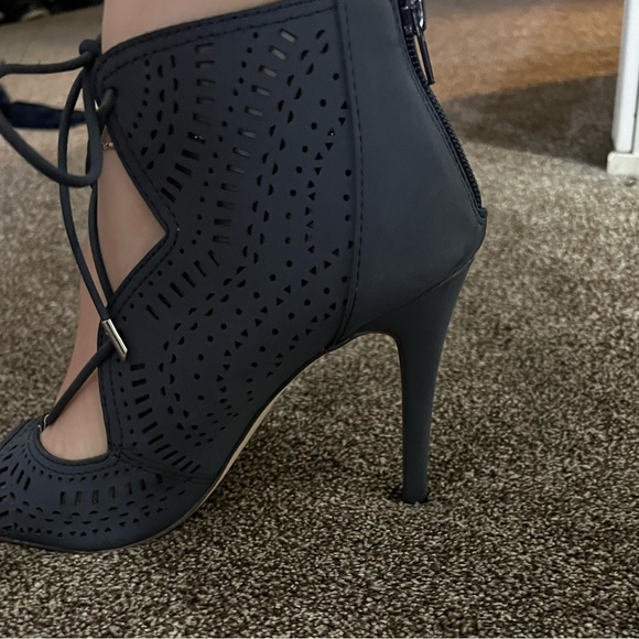 Blue high heels - Picture 3 of 4